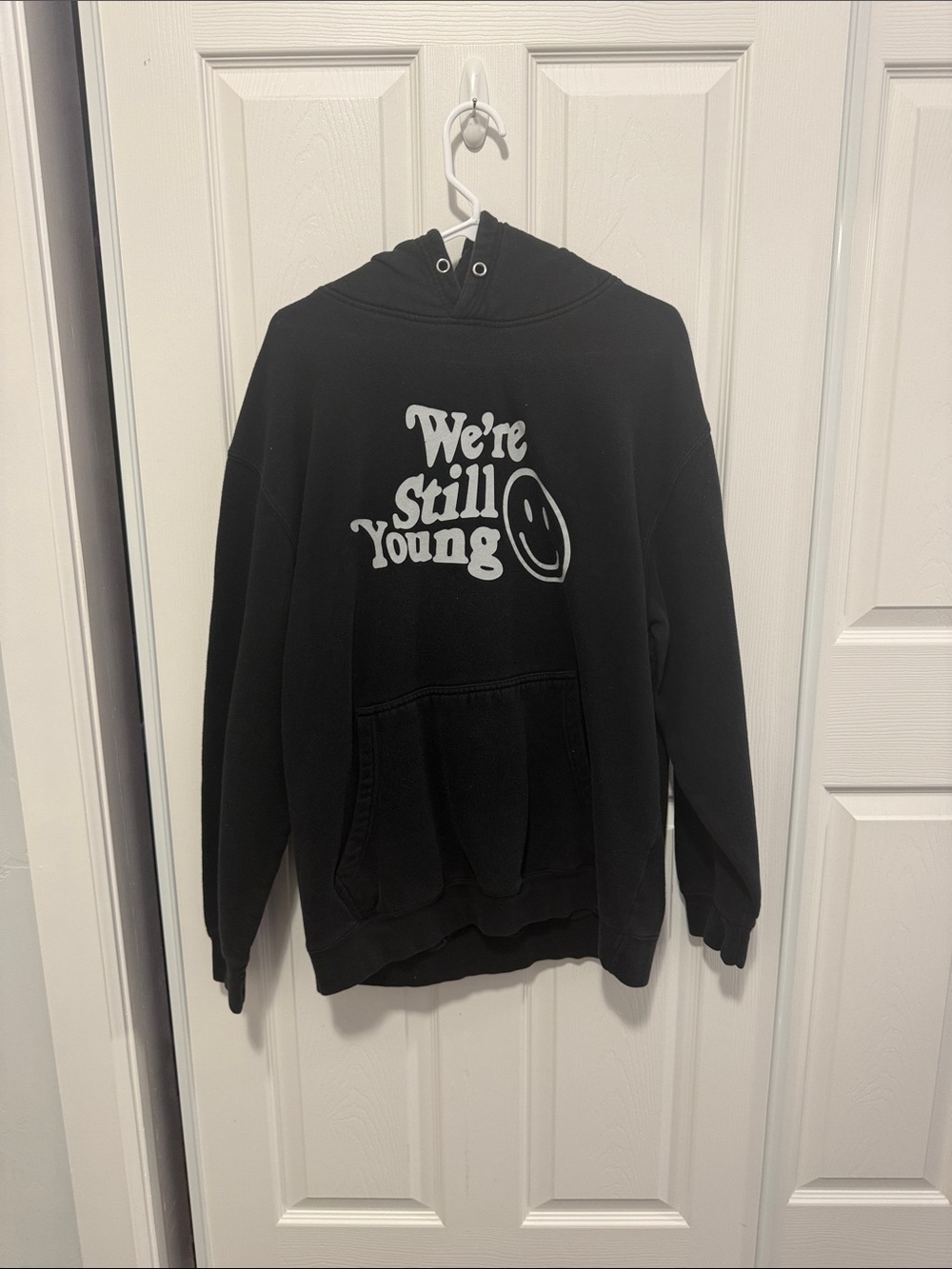 Black Graphic Hoodie